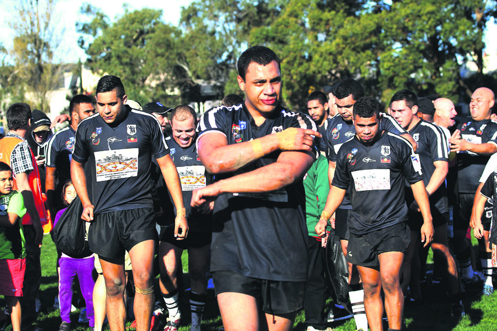 Caption: Proud to wear the All Blacks jersey (Photo: Barbara McGrady)