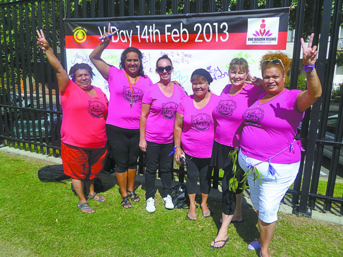 V-Day Mudgin-Gal workers (Photo: Gai Smith)