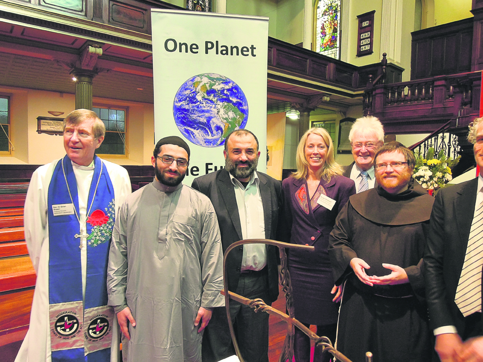 Religious leaders from Christian, Islamic and Jewish traditions stand united in support of a transition to a low carbon future (Photo: Supplied)