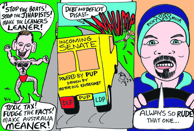 Cartoon: HRH norrie mAy-welby