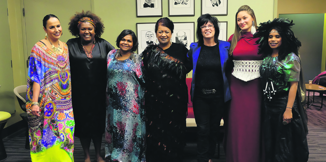 Merenia, Emma Donovan, Ursula Yovich, Whirimako Black, Vicki Gordon, Maisey Rika and Ngaiire (Photo: Supplied)