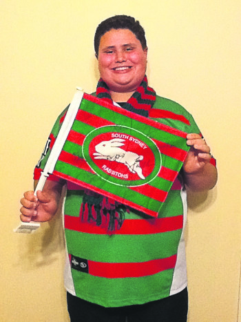 South Sydney Supporter Joel Borg (Photo: Supplied)
