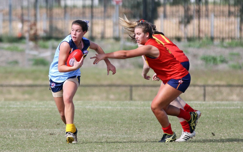 Nicola Barr in full flight Photo: Supplied