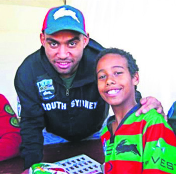 South Sydney Supporter Tunde Cameron (Photo: Supplied)