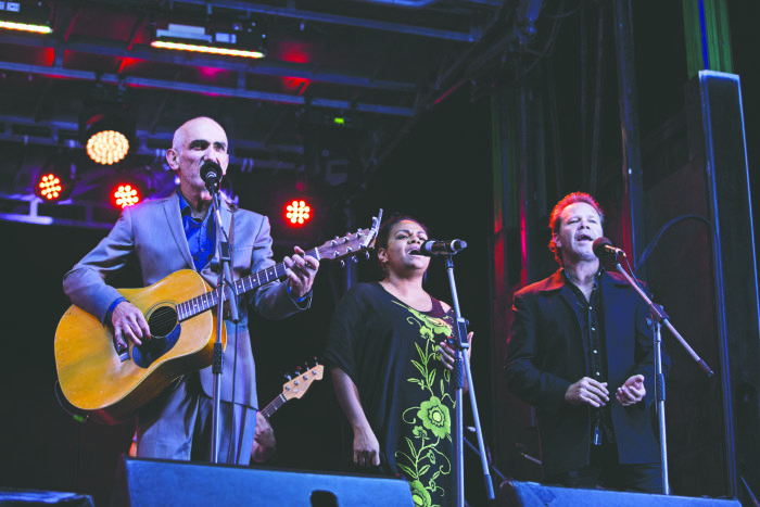 Freedom Ride concert on gthe University lawns in March 2015 Photo; The Unisersity of Sydney/Victoria Baldwin