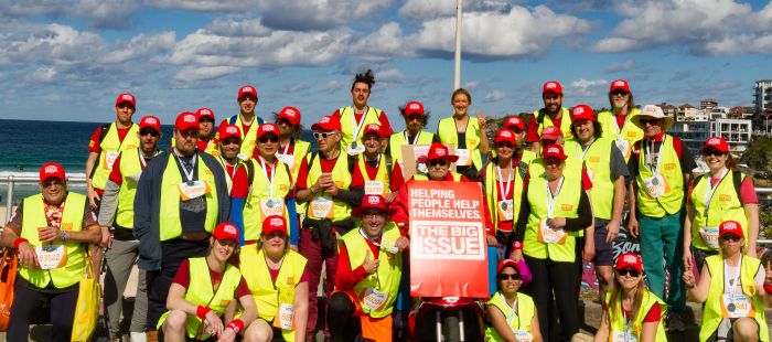 The Big Issue City2Surf team 2016 Photo: Peter Holcroft