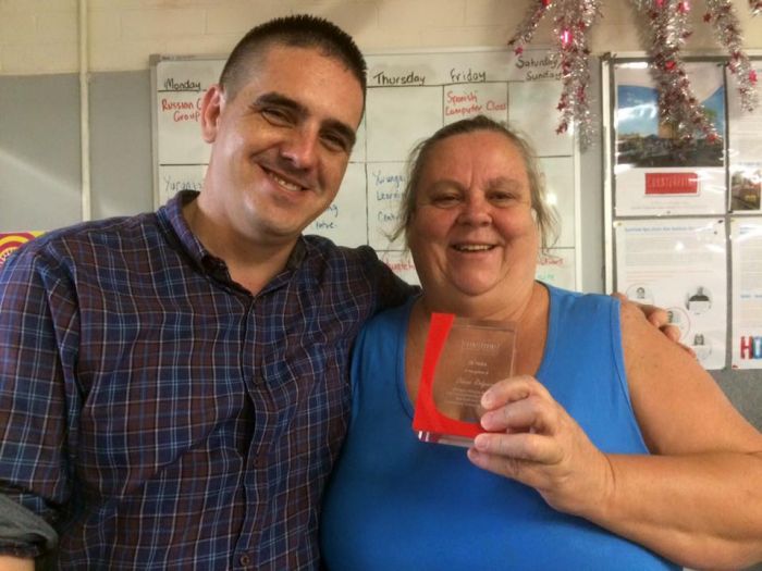 Dianne Rogers (the real boss at The Factory!) for 24 years with Mike Shreenan. Photo: supplied