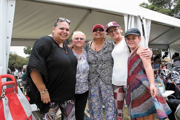 Meeting the Elders at Yabun 2017. Photo: Andrew Collis