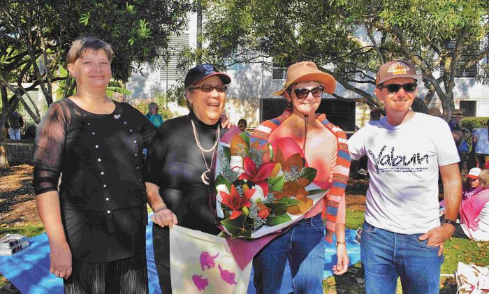 Louisa Dyce, Norma Ingram, Lyn Turnbull and Andrew Collis Photo: Kat Hines