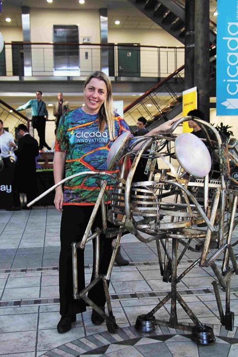 During Science Week, Cicada Innovations CEO Petra Andrén was overwhelmed by the response to Emerge: STEM Careers Expo held on August 17 at the former technology park in Eveleigh in conjunction with UrbanGrowth NSW. About 1,000 attendees explored job options available with Cicada’s startups and industry partners, as well as interacting with the fun stuff by participating in virtual reality and other advanced technology demonstrations, and checking out the applications of robots and drones. “Of the 400 people who work in the building 60 per cent have a PhD or are postdoctoral researchers – they are the nerdiest of the nerds who need space to tinker. Various cluster types have very different needs from an incubator space. Here this is all hardware and robotics. They need labs and HEPA filters and three-phase power. Some, like the apps and fintechs, only need office space.” Photo: Lyn Turnbull