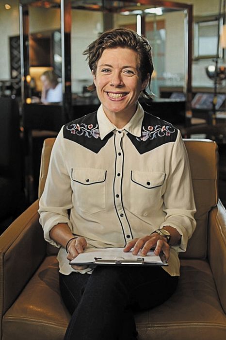 Monique Schafter MC of Little Fictions on May 1. Image: Supplied