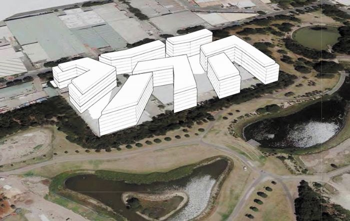 Image: Sydney Park incursion, showing development plan (Friends of Erskineville)