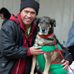 Kevin Tonogou and Boo Boo. Photo: Sarah Rhodes, Lumina Collective (supplied by City of Sydney)