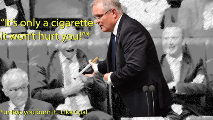 *Unless you burn it. Like coal. Photo: The Conversation (modified by the author)