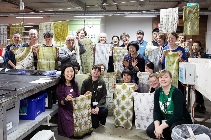 Photos (front page also): Jessica Chow Caption: Natural dye workshop run by Chiharu Ohgomori during Sydney’s Craft Week in October
