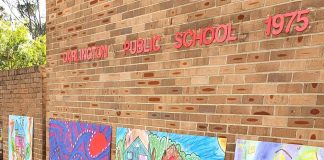 Colour and creativity has been encouraged at Darlington Public School since schools went back after the Covid lockdown. Photo: Supplied