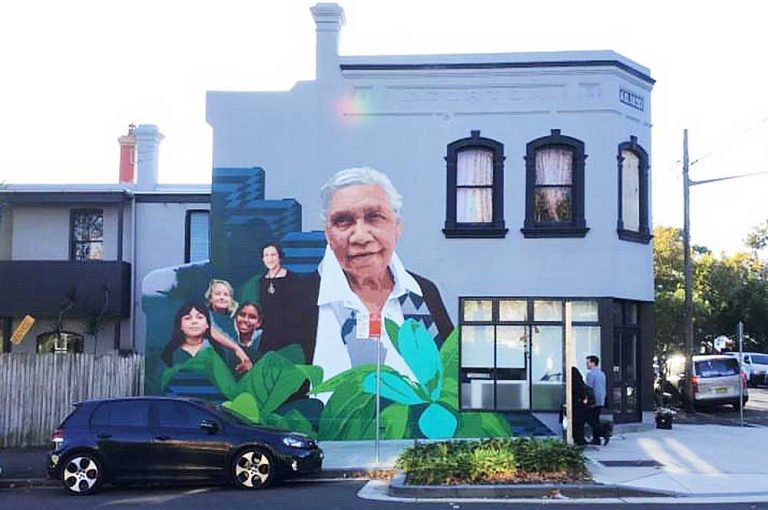 New mural celebrates local connections