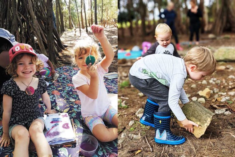 Bush playgroup brings city children back to nature