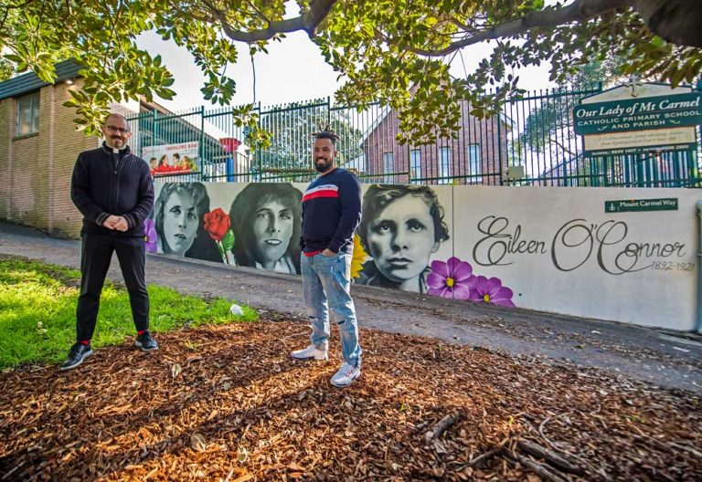 Mural in Waterloo honours Eileen O’Connor’s work with the poor