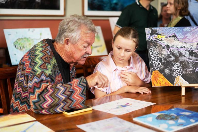 Inspirational shark art preview at Australian Museum