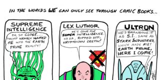 In the worlds we can only see through comic books…