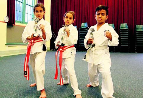 Liliana Alexiou, Jasmine Alexiou and Joseph Vaka (Photo: Lyn Turnbull)